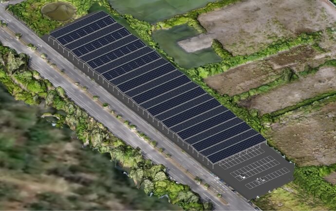 再生綠能-適用於RC屋頂，可增加屋頂利用空間