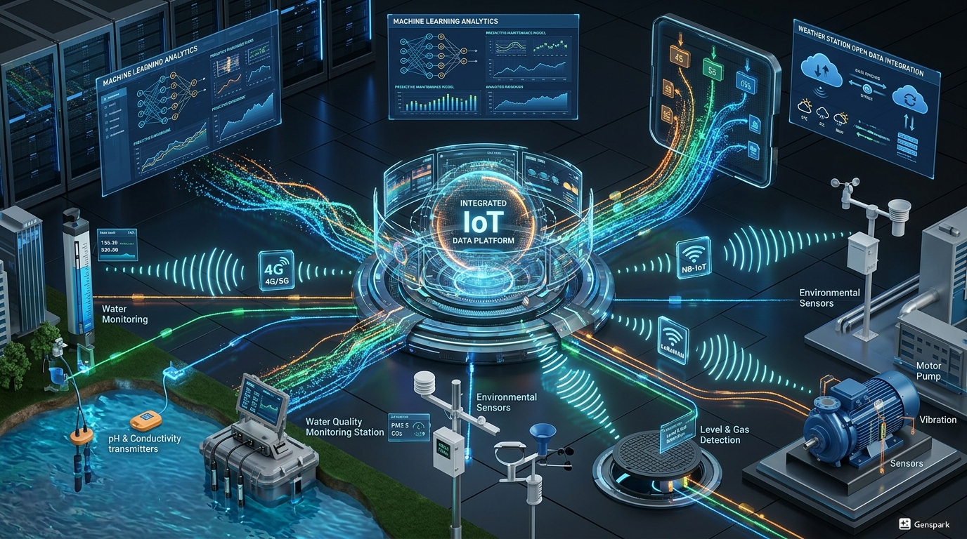 富鴻網智慧水情、空污防災監控解決方案